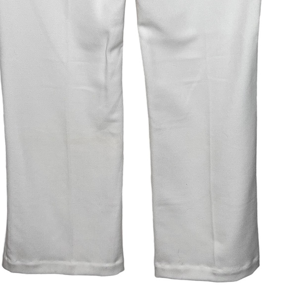 Worthington Modern Fit High Rise Straight Leg Trouser Slacks 8 NWT White - Picture 5 of 15